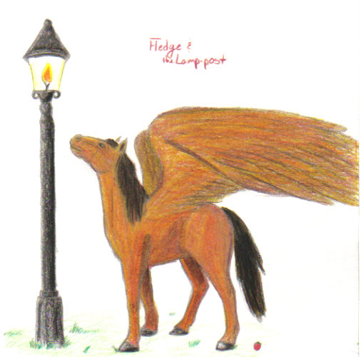 Fledge and the Lamp-post by WorldGuardian