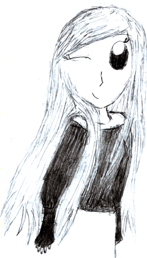 random sketch o Izumi a.k.a 'Zoe' Digimon Frontier by Wouldnt_you_like_to_know_XD