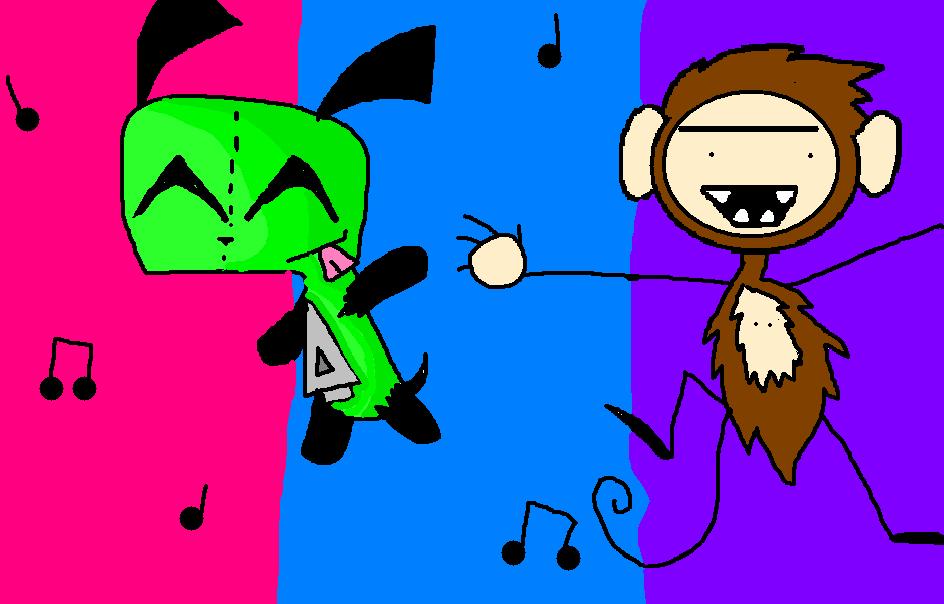 Gir's Dancin' WITH a Monkey by Wrath_of_Raksheen