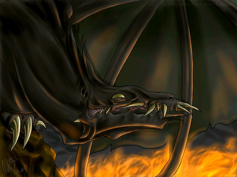 Fell Beast of Mordor (LOTR) by WynaHIros