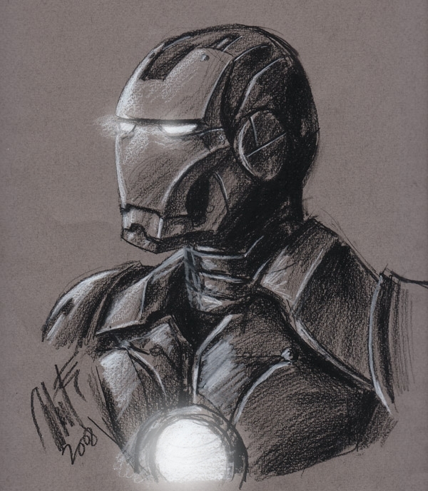 Iron Man portrait by WynaHIros