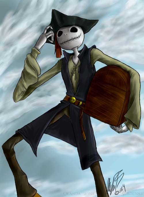 Pirate!Jack Skellington by WynaHIros