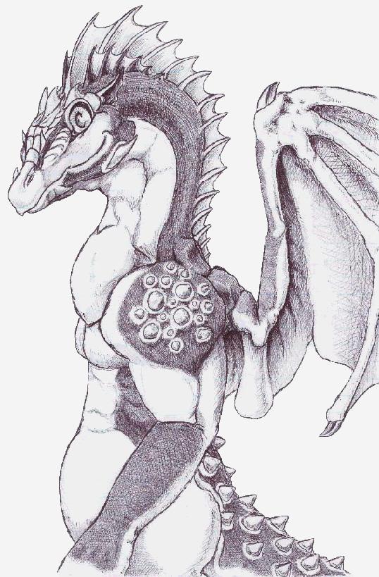 Pot-belly dragon   :) by Wyrrn