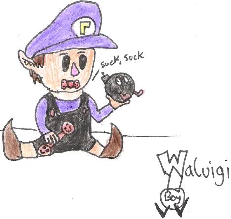Baby Waluigi by waluigiboy