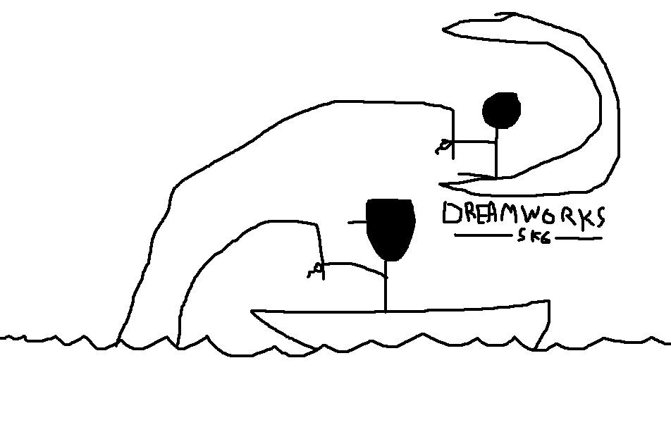DreamWorks Gone Fishing! by waluigiguy22