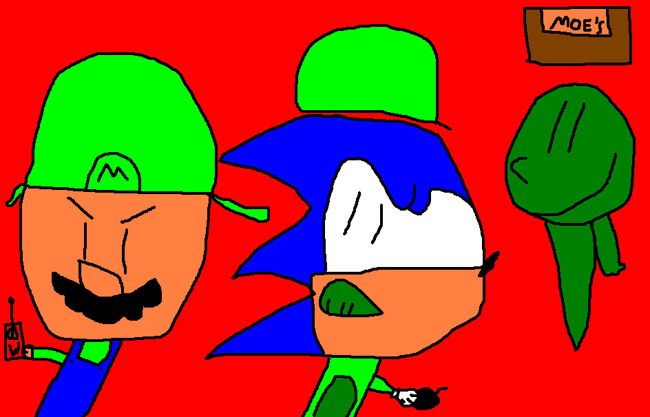 Sonic, Mario and Casper as Generals by waluigiguy22