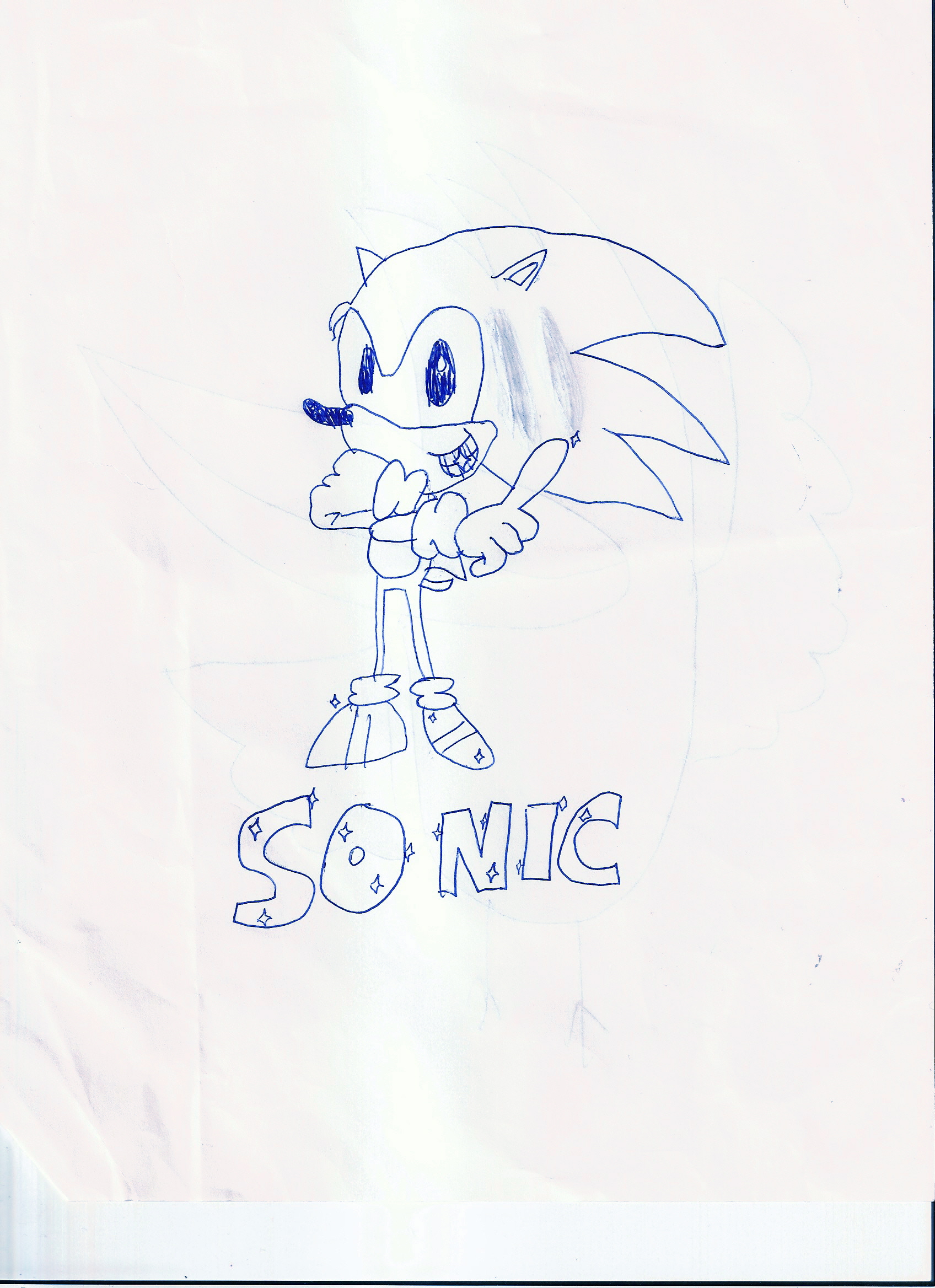 Sonic by waluigiguy22