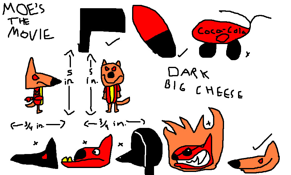 Moe's the Movie Concept Art: Dark Big Cheese by waluigiguy22