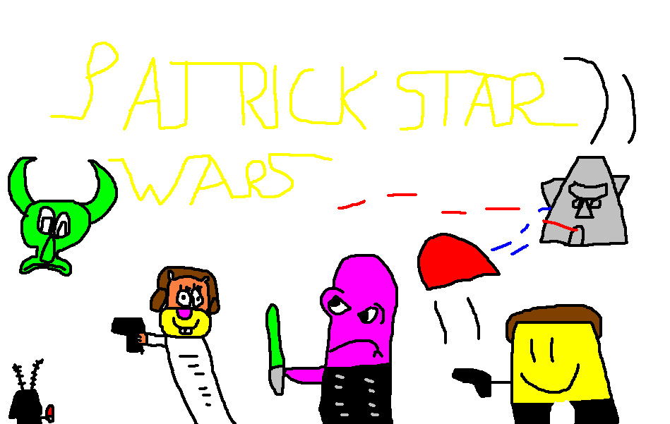 Patrick Star Wars by waluigiguy22