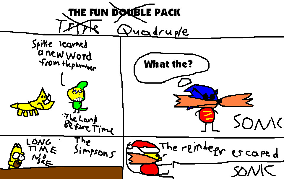 The Fun Quadruple Pack by waluigiguy22