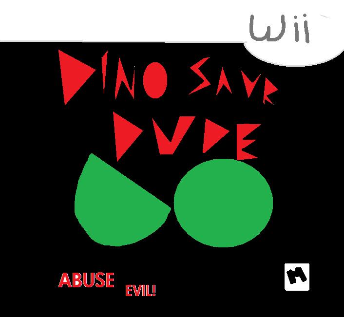 Dinosaur Dude Wii game cover (front) by waluigiguy22