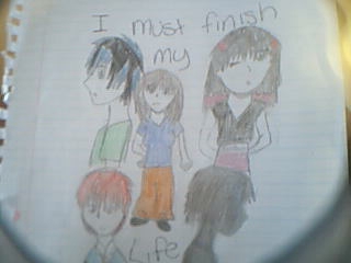 I must finish my life title page coloured by waterangel843