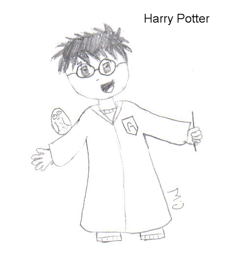 Harry Potter (chibi) by weasleyismyking