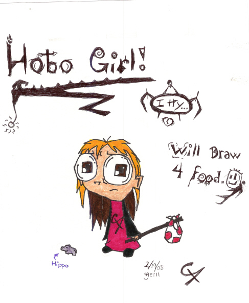 heh Hobo Girl by weewoo