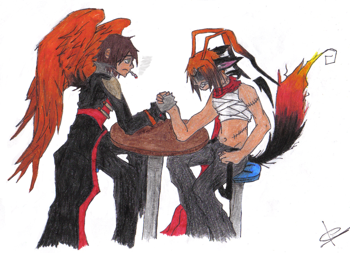 arm wrestling by weewoo