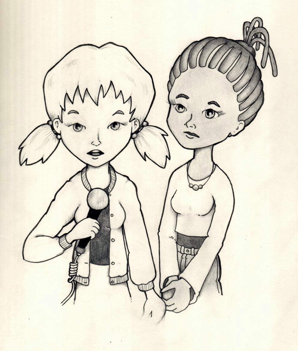Milly and Tamiya from Code Lyoko by weezlcheez