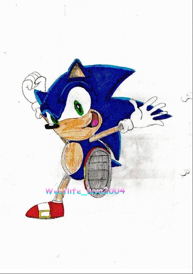 Sonic The Hedgehog by westlife_luva2005