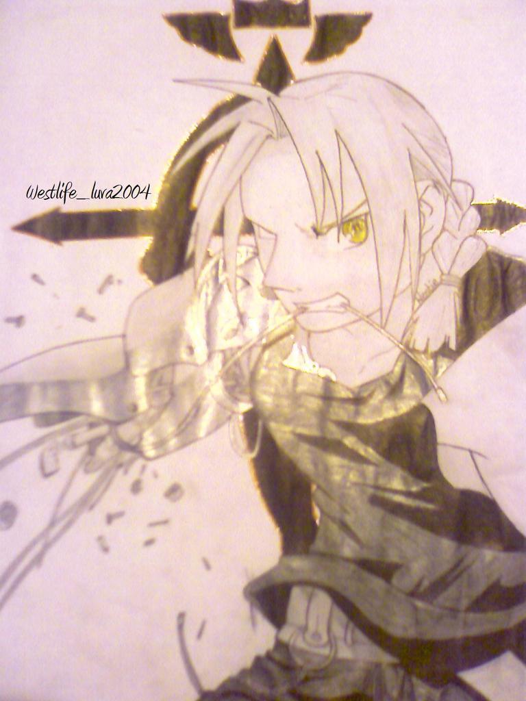 Edward Elric- Broken Automail by westlife_luva2005