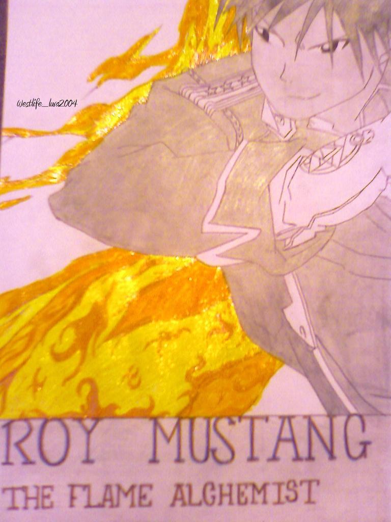 Roy Mustang- The Flame Alchemist by westlife_luva2005