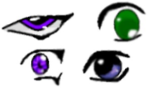 anime eyes by whiteislemaiden