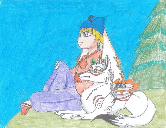 waka issun and ammy just kickin it by whitekitten