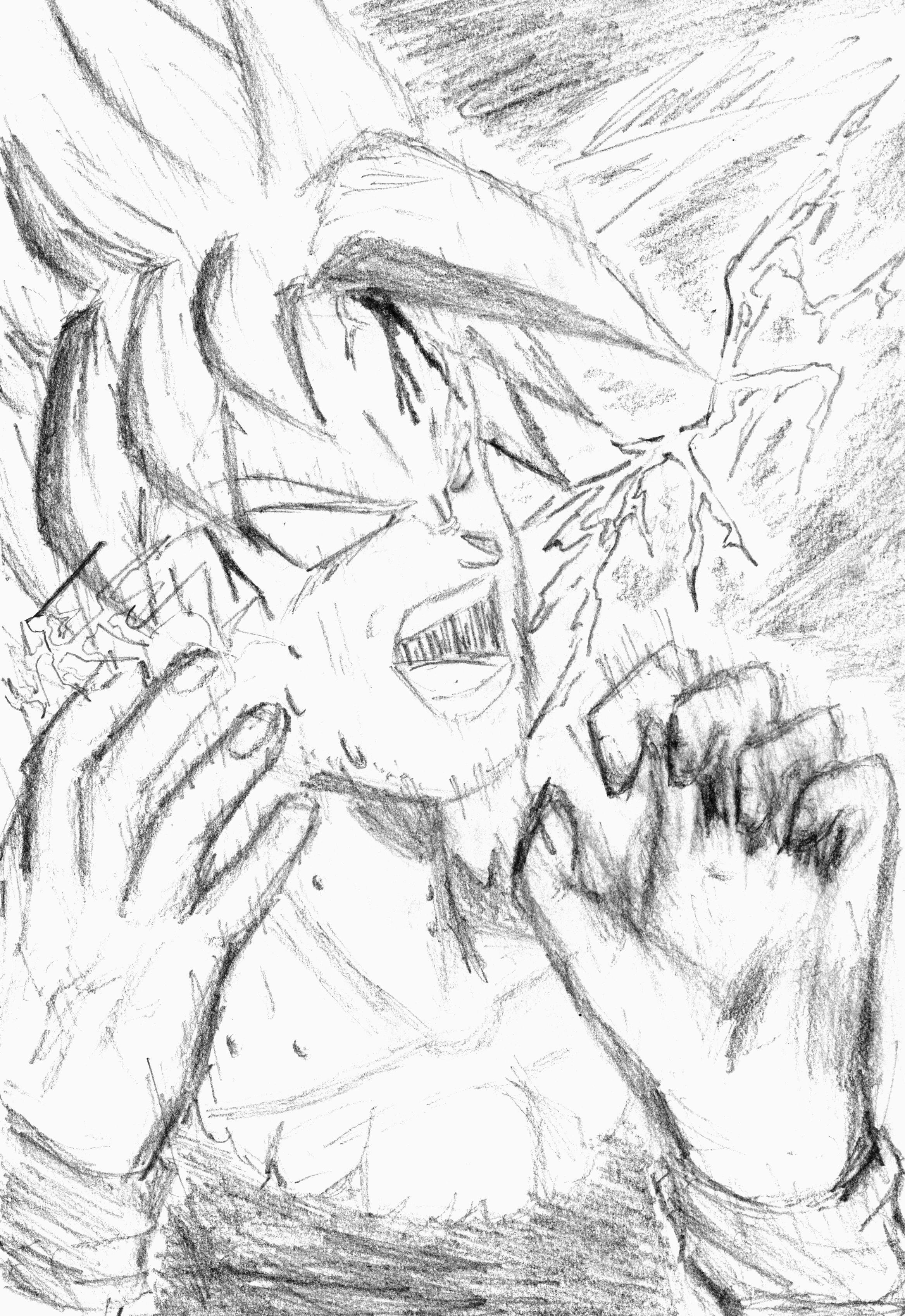 Goku's vengeance trasformation by wickedanimekid555