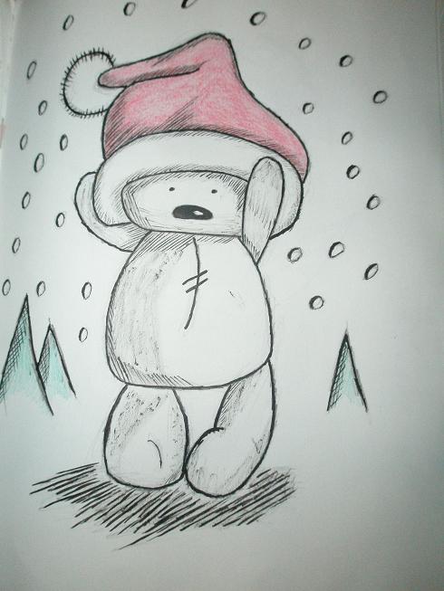 Christmas Teddy Bear by wiggyadam