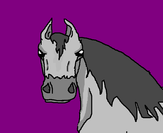 Gray Horse by wild_spirit