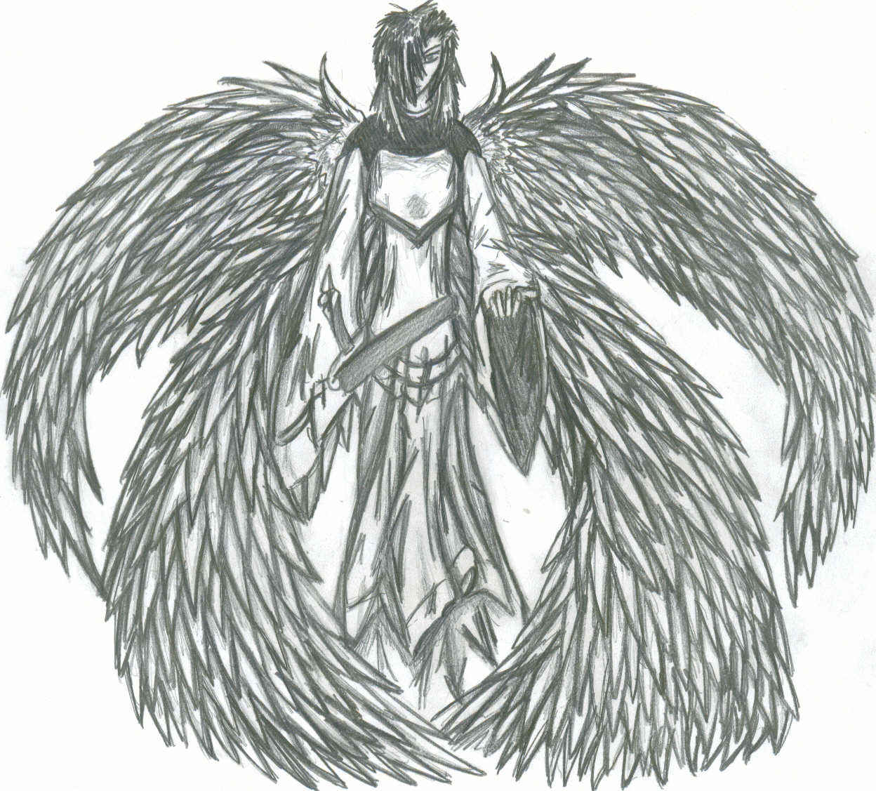 warrior angel ( redone ) by willwolf