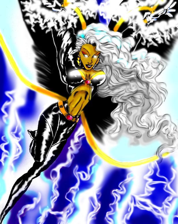 Storm Mistress of the Elements by wilnius