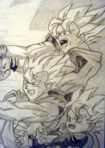 Family Kamehameha Wave by windflame