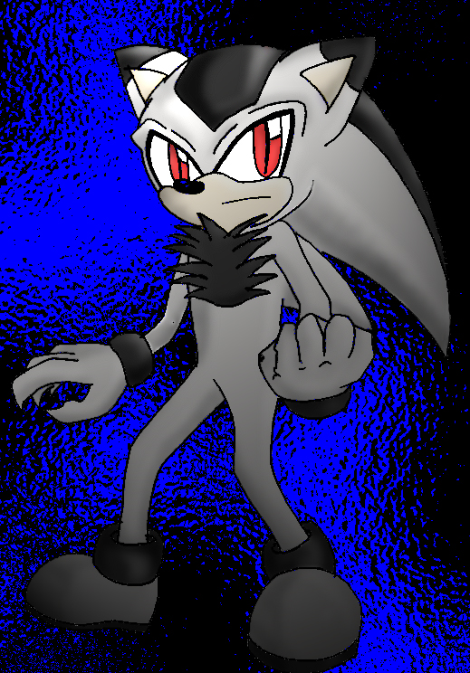 Darkness the hedgehog by windflame
