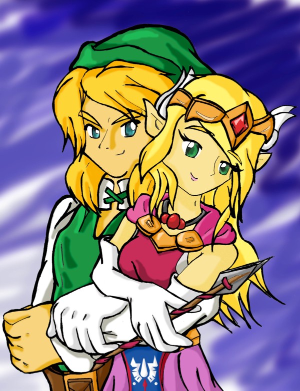 Link & Zelda by windhope