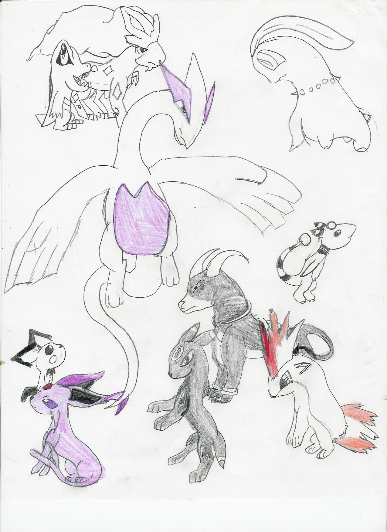 Johto Pokemon by winged_wolf_of_the_sky
