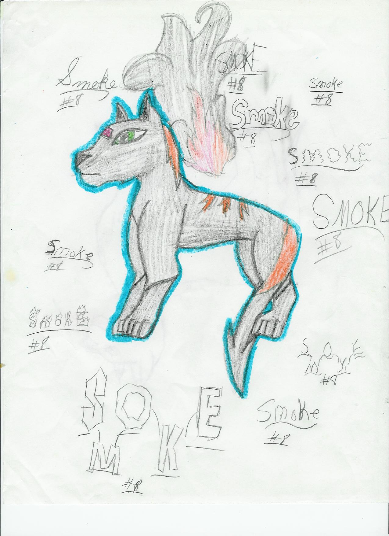 Smoke, an Arrow Tail by winged_wolf_of_the_sky