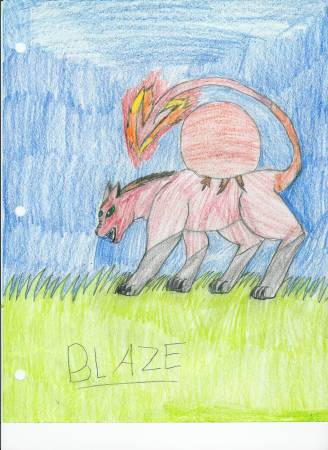 Blaze, an Arrow tail by winged_wolf_of_the_sky