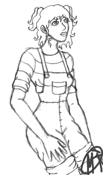 Girl in overalls by wish4love