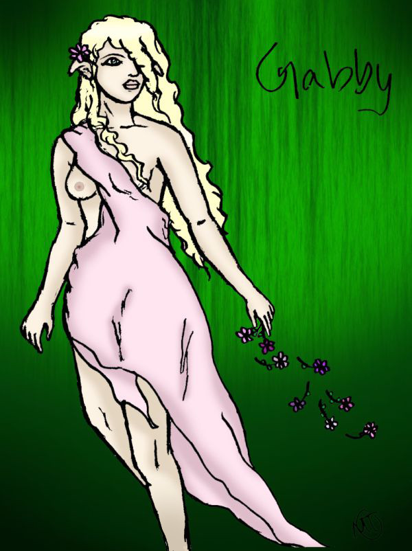 Gabby the elf godess(color) by wish4love