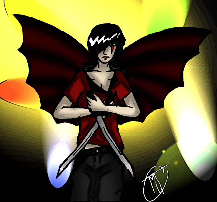 demon guy(2 swords) by wish4love
