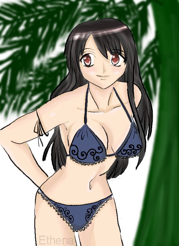 Tifa in bikini by wittlewabbit