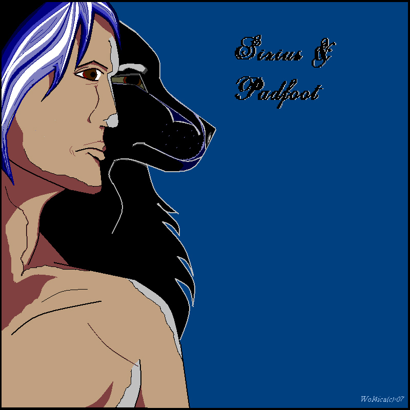 Sirius & Padfoot by wol4ica