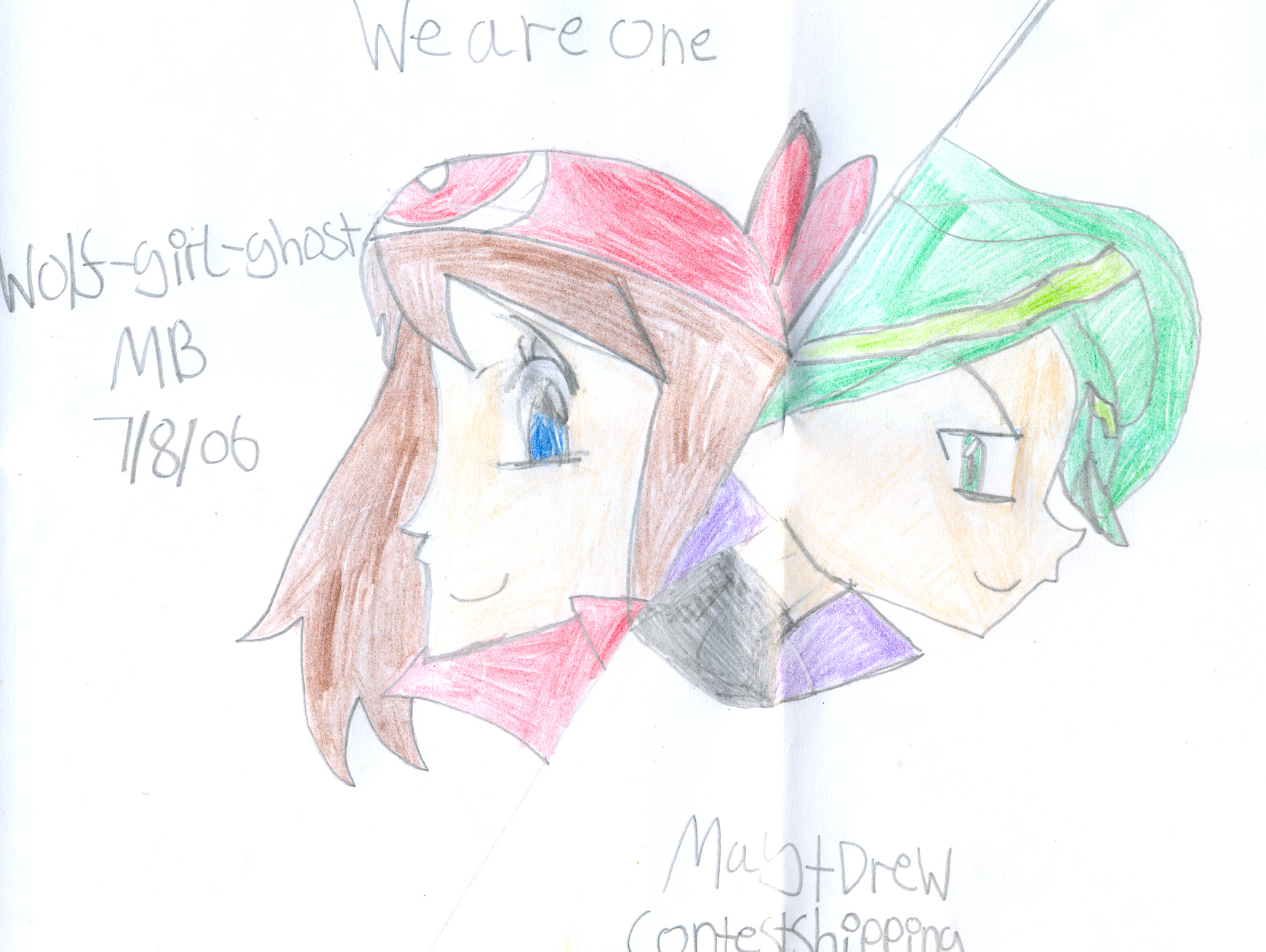 we are one(may+drew) by wolf-girl-ghost