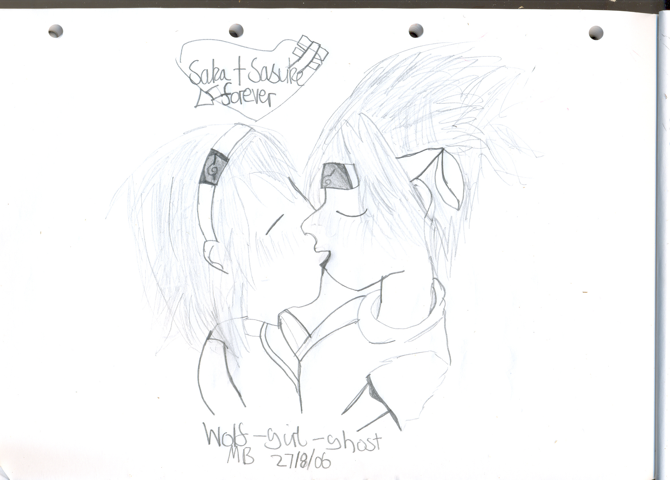 saka and sasuke kissing(RQ for sasukeishot) by wolf-girl-ghost