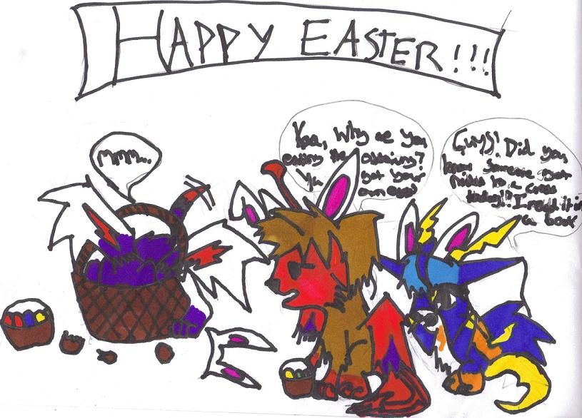 Happy Easter! by wolf-girl-ghost