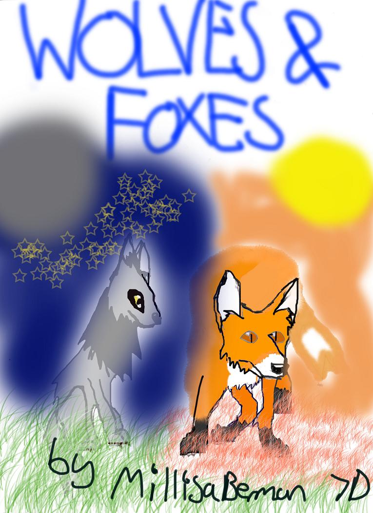 Wolves and foxes by wolf-girl-ghost