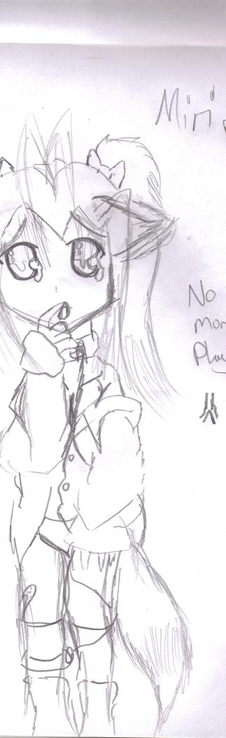No more play? =&lt;(sketch) by wolf-girl-ghost