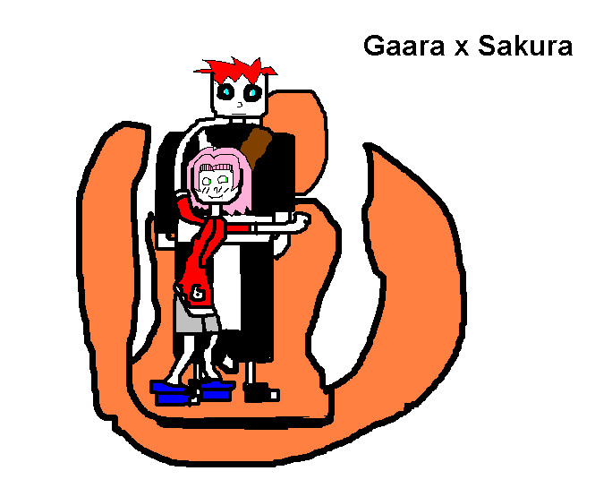 gaara x sakura by wolf74