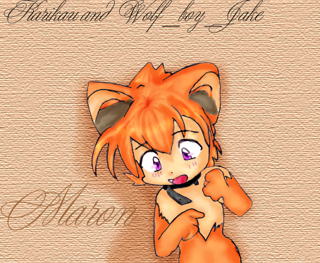 Chibi Foxgirl (colored) by wolf_boy_jake