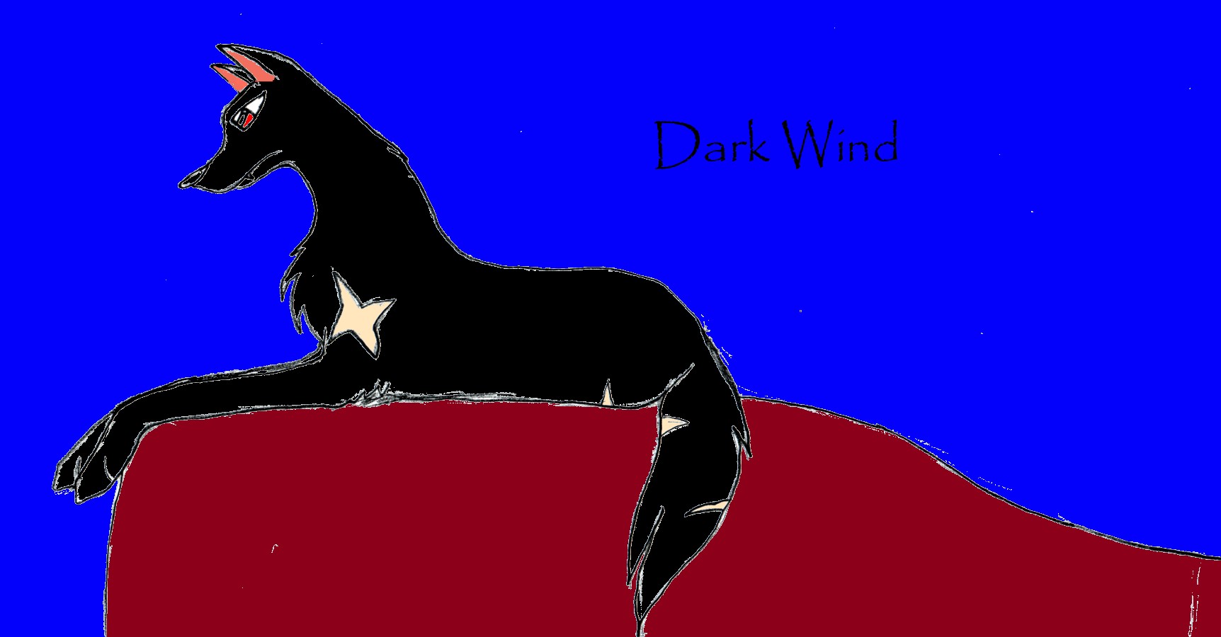 Dark Wind *trade art with the_dark_dragon* by wolf_gang