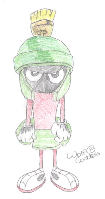 Marvin the Martian by wolf_goddess